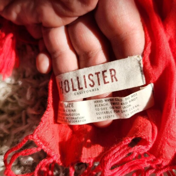 Bundle of Two Scarves Pink Cotton Hollister Scarf - Picture 4 of 4